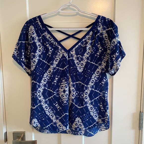 Rebecca Taylor Short-Sleeve Blouse Size 2 - Picture 3 of 3